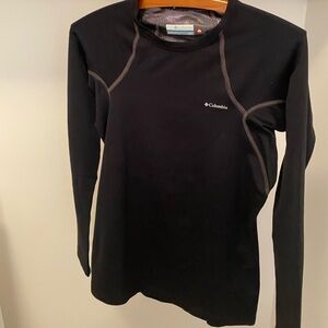 Columbia Petite Black Omni Heat Shirt